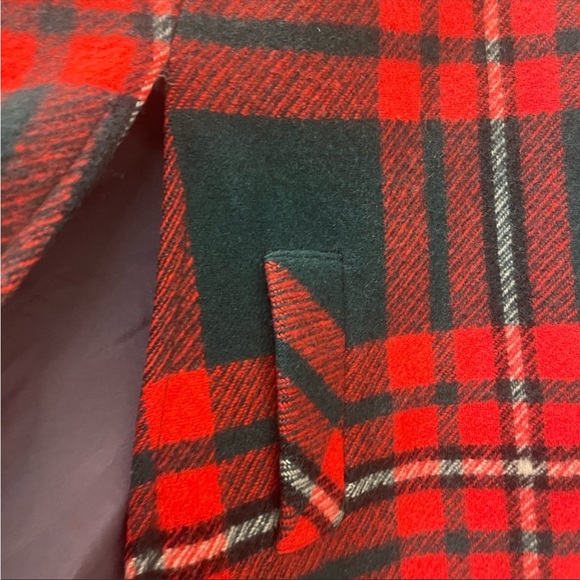 Vintage Boru by Jimmy Hourihan of Dublin Ireland wool plaid cape one size - Picture 14 of 16